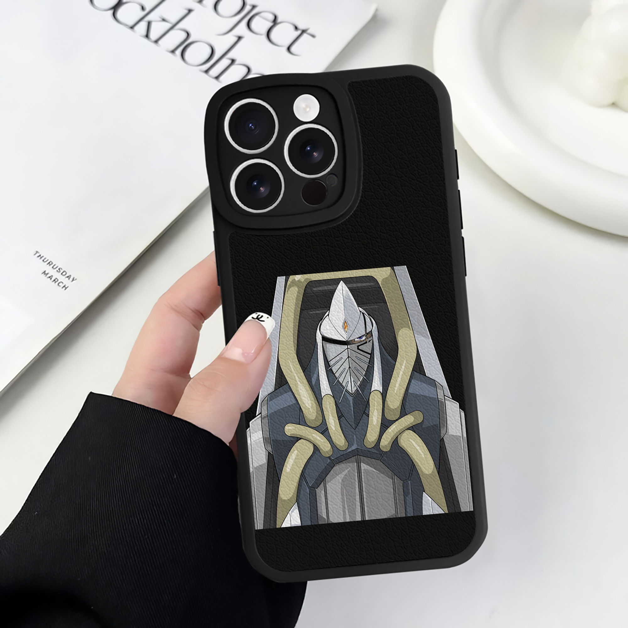 （画像用） 遊☆戯☆王 Yu-Gi-Oh! 【iPhone 16シリーズ対応】シリコンスマホケース（レザー調） 材質：シリコン
